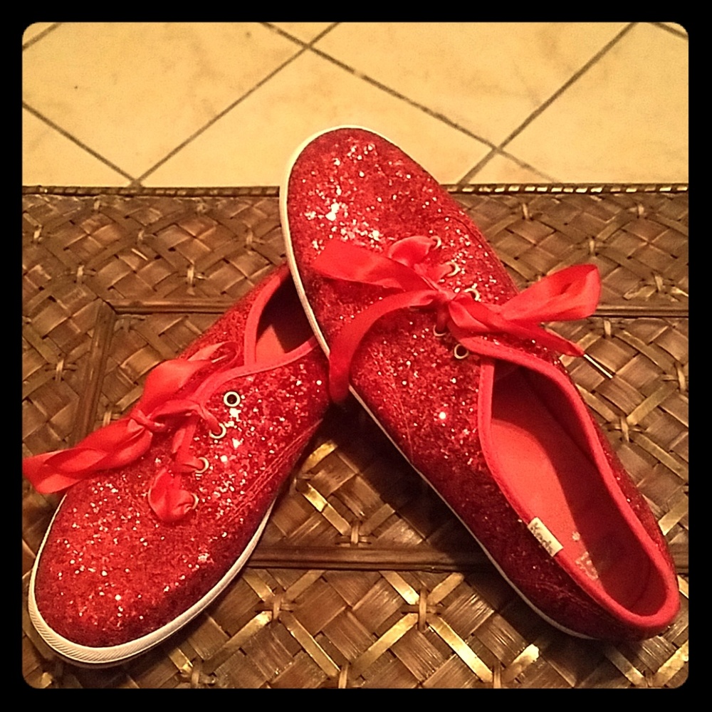 Glitter Red Kate Spade